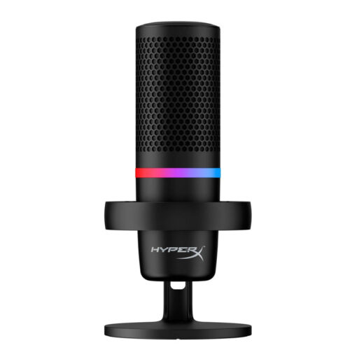 HyperX DuoCast Wired RGB Gaming and Streaming Microphone - Black