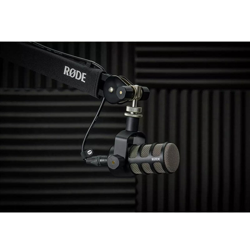Rode Pod Mic Cardioid Dynamic Broadcast Microphone - Black - Image 11