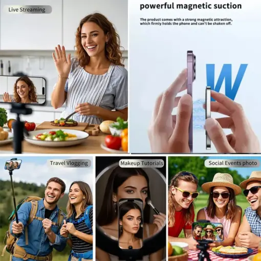 عرض بديل لـ Phone Vlog Selfie Magnetic MagSafe Screen 4inch