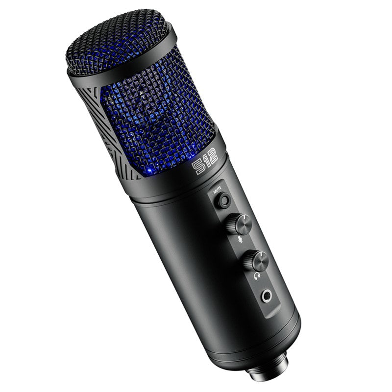 512 Audio Tempest Professional Large Diaphragm Studio Condensor USB Professional Gaming and Streaming Microphone - Black - Image 2