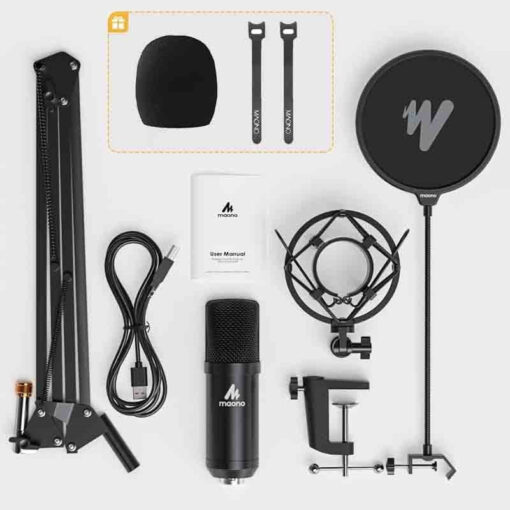 Alternative view of Maonocaster AU-A04 Professional Podcaster USB Microphone