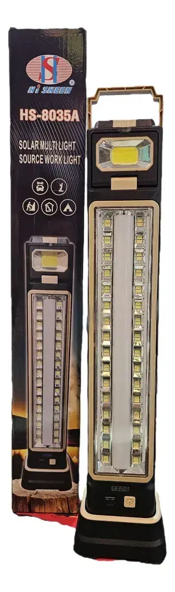 USB Rechargeable LED HS-8035A Work & Camping Light – Portable Emergency Lamp