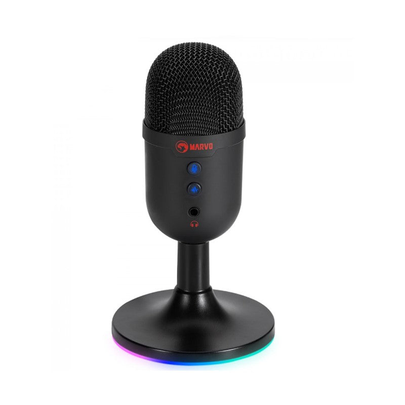 ميكروفون ألعاب RGB سلكي USB MARVO MIC-06 BK – أسود — MARVO MIC-06 BK — الصورة 2