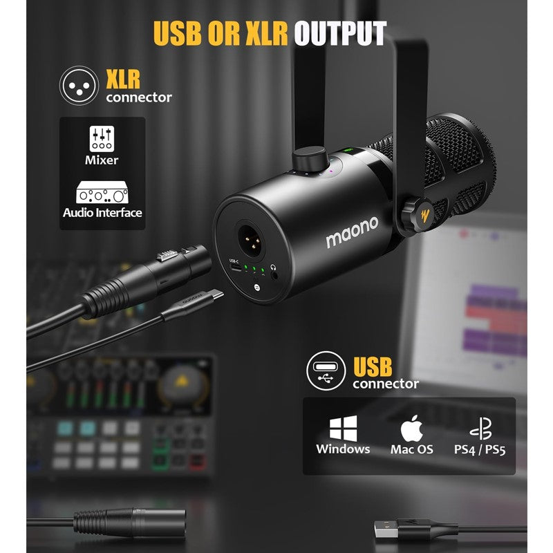 Maonocaster PD400X USB/XLR Dynamic Microphone - Image 6