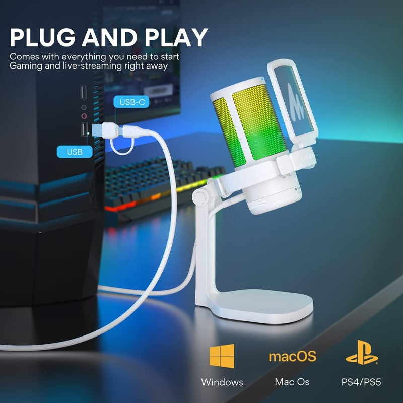 Maonocaster DGM20 GamerWave USB Gaming Microphone with Noise Cancellation - الصورة 5