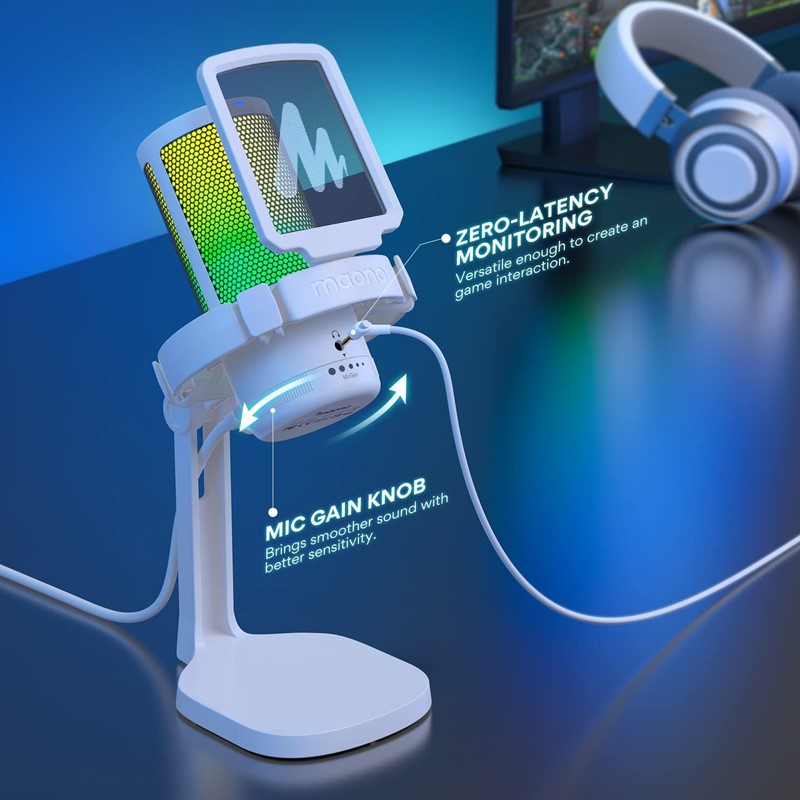 Maonocaster DGM20 GamerWave USB Gaming Microphone with Noise Cancellation - الصورة 4