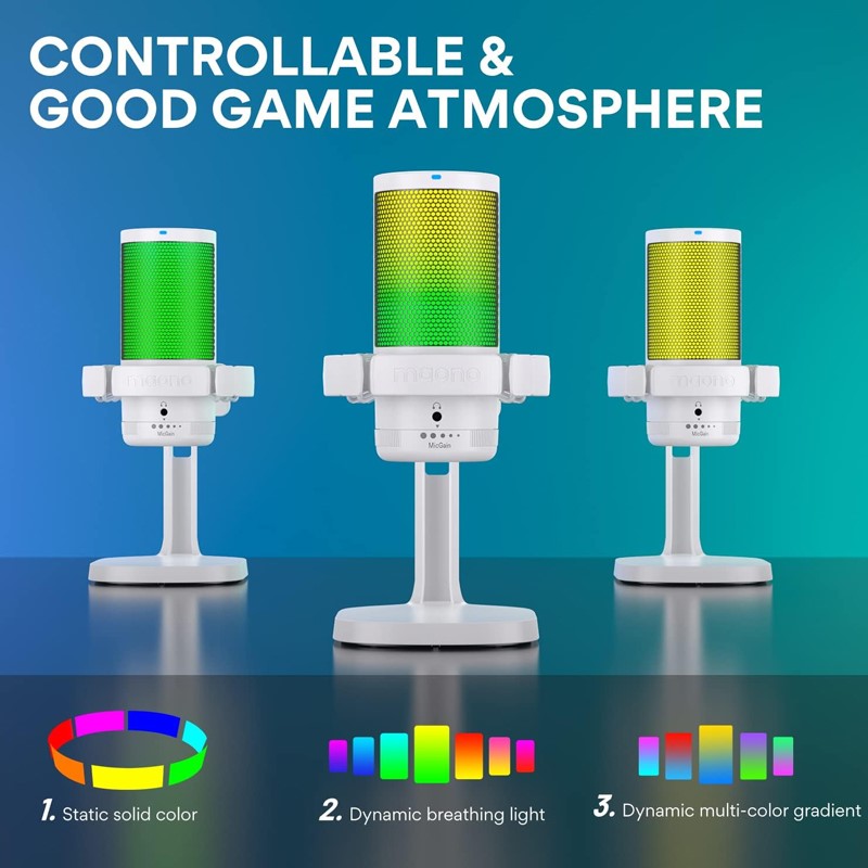 Maonocaster DGM20 GamerWave USB Gaming Microphone with Noise Cancellation - الصورة 3