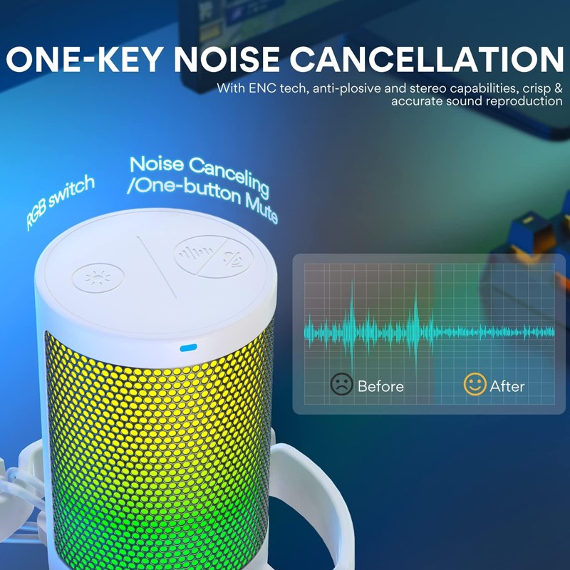 Maonocaster DGM20 GamerWave USB Gaming Microphone with Noise Cancellation - الصورة 2