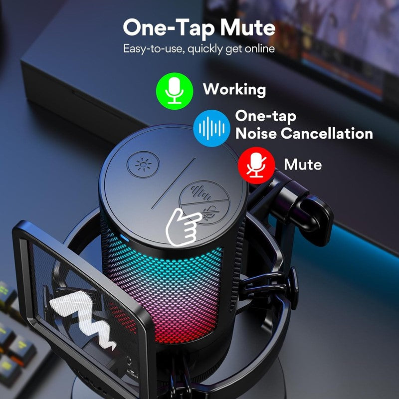 Maonocaster DGM20 GamerWave USB Gaming Microphone with Noise Cancellation - الصورة 9