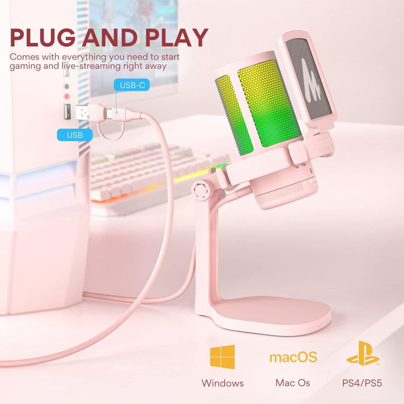 Maonocaster DGM20 GamerWave USB Gaming Microphone with Noise Cancellation - الصورة 17