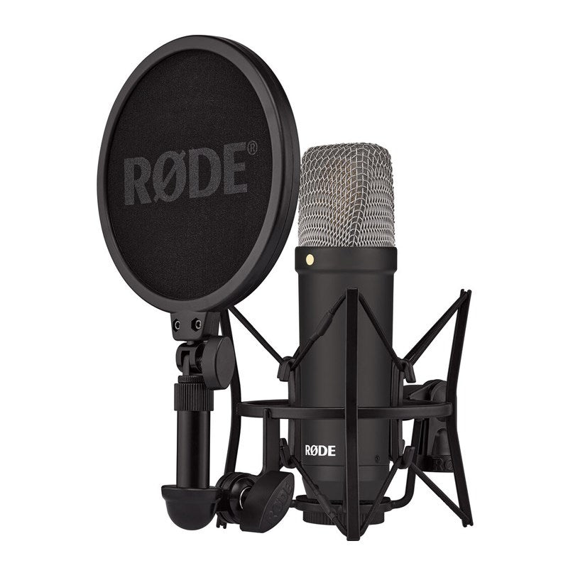 RODE NT1 Signature Series Large-Diaphragm Condenser Gaming and Streaming Microphone - Black