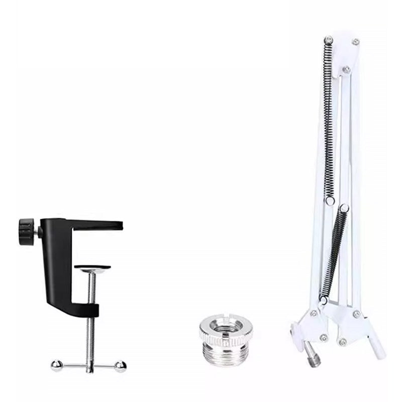 Foldable Desktop Microphone Boom Arm Stand, Bracket for HyperX – Black — Foldable Desktop Microphone — image 2