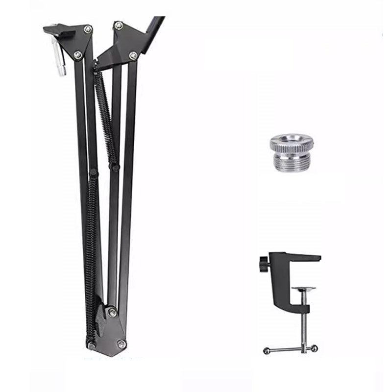Foldable Desktop Microphone Boom Arm Stand, Bracket for HyperX – Black — Foldable Desktop Microphone — image 3