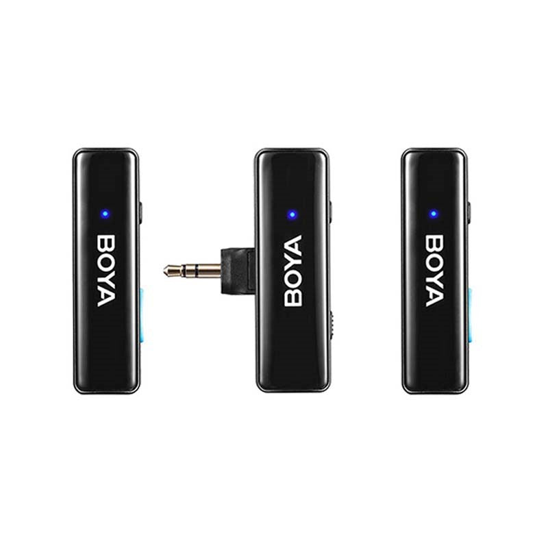 BOYA Microphone W-case with Lightning-Type C- 3.5mm connector - Image 2