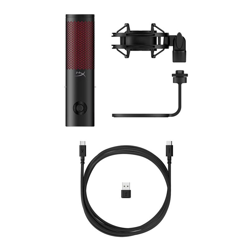 HyperX QuadCast 2 USB-C Gaming and Streaming Microphone - Black - Image 6