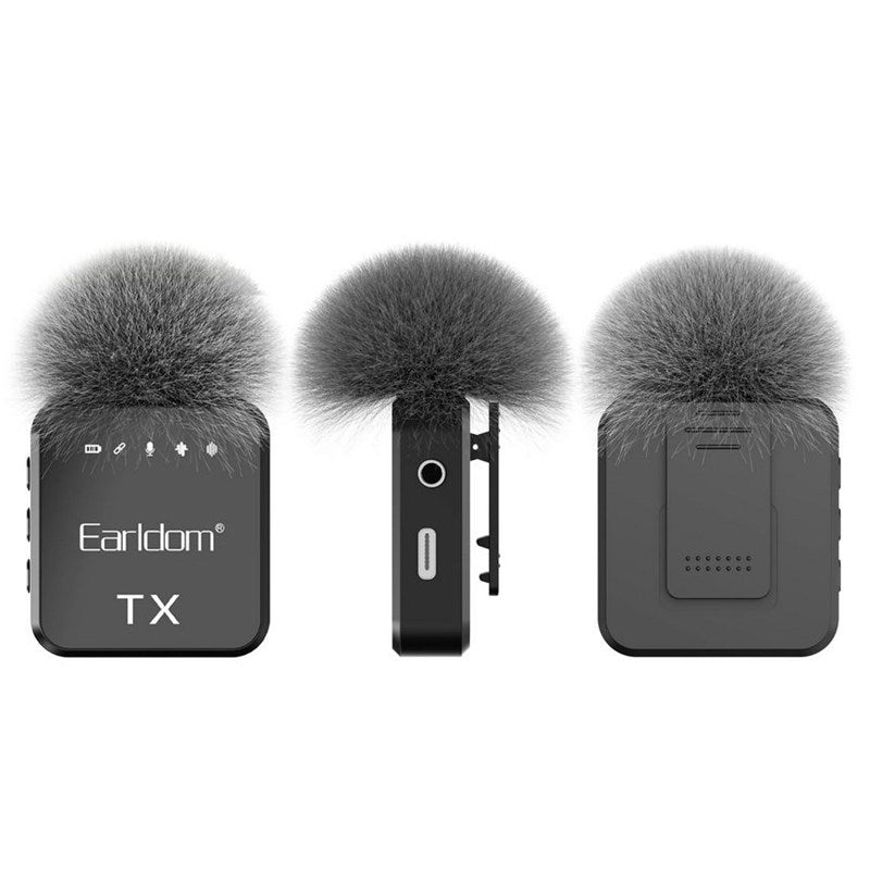Earldom Collar Clip 3 in 1 Wireless Microphone with 2 Mic - Image 4