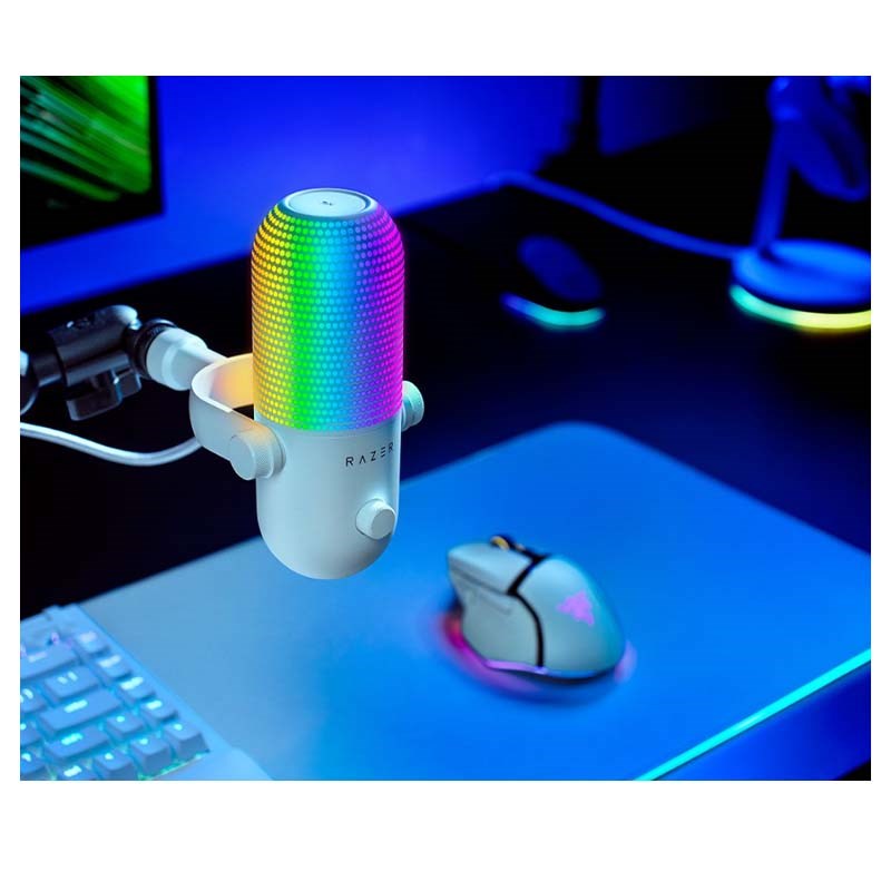 Razer Seiren V3 Chroma RGB USB Gaming & Streaming Microphone with Tap-to-Mute - Image 8