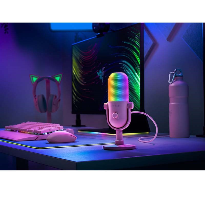 Razer Seiren V3 Chroma RGB USB Gaming & Streaming Microphone with Tap-to-Mute - Image 4