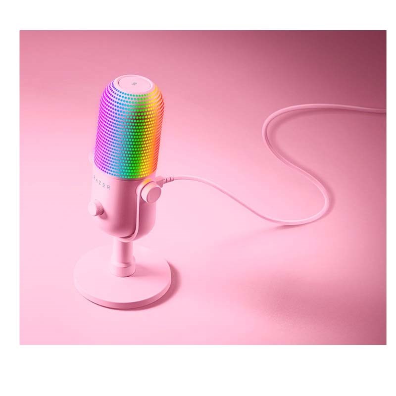 Razer Seiren V3 Chroma RGB USB Gaming & Streaming Microphone with Tap-to-Mute - Image 6