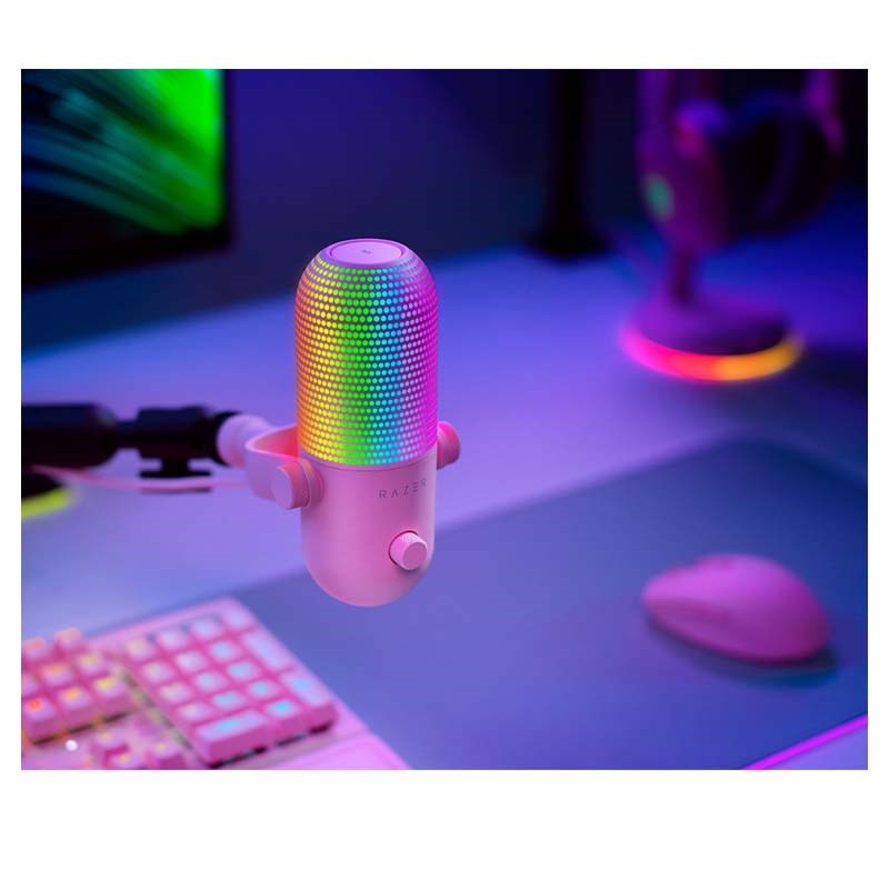 Razer Seiren V3 Chroma RGB USB Gaming & Streaming Microphone with Tap-to-Mute - Image 3