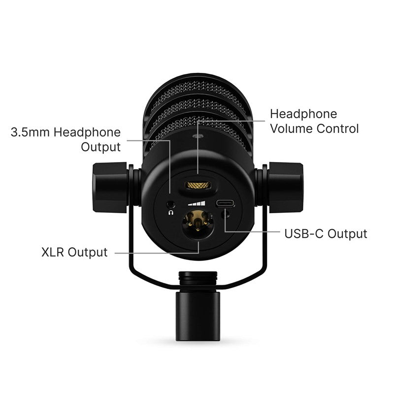 Rode PodMic USB and XLR Dynamic Broadcast Microphone - Black - Image 6