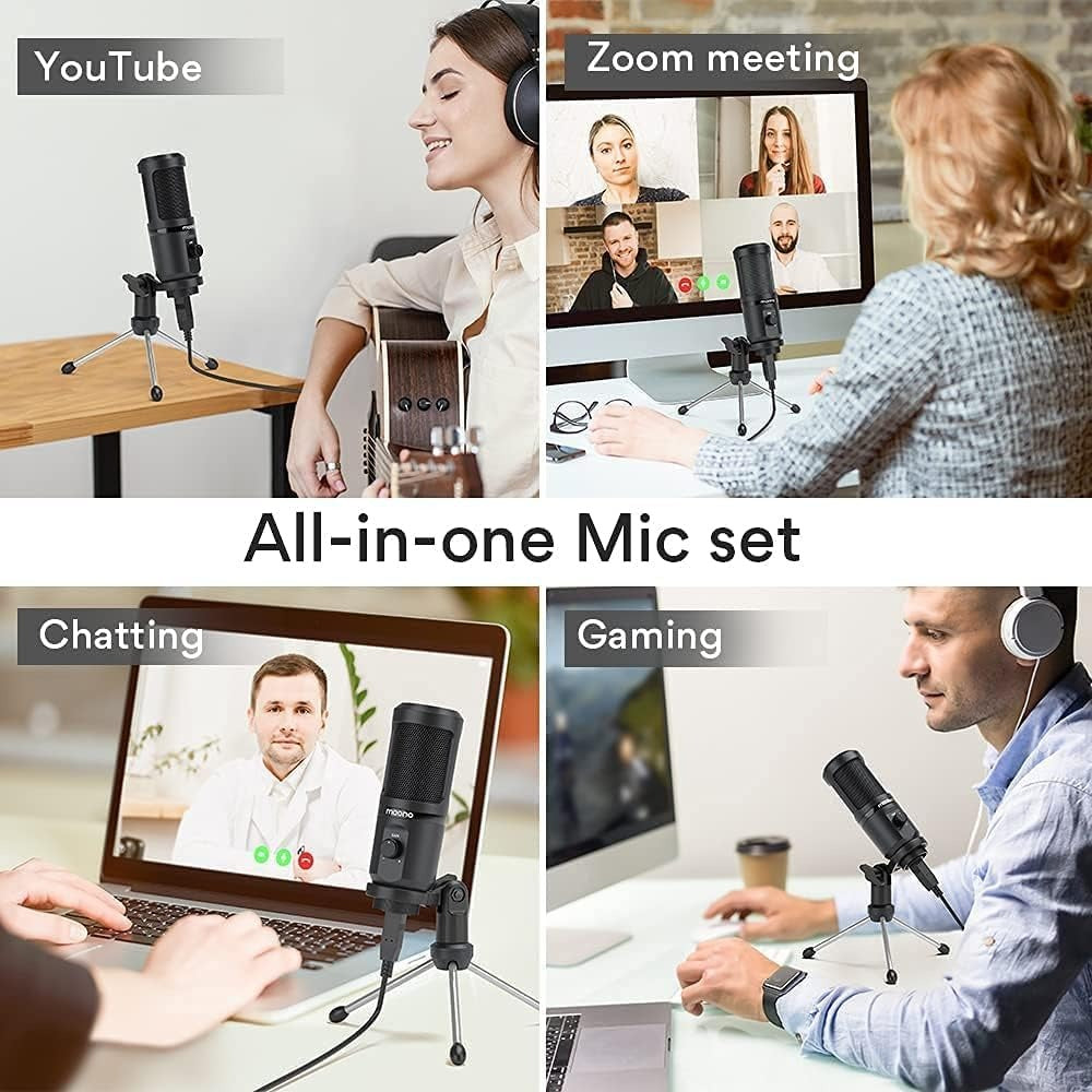 Maonocaster PM461 Series Condenser USB Gaming RGB Microphone - Black - Image 8