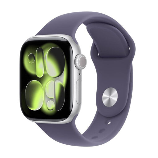 Apple Watch Series 11, 42mm, Silver Aluminium Case, Purple Fog Sport Band, (GPS)