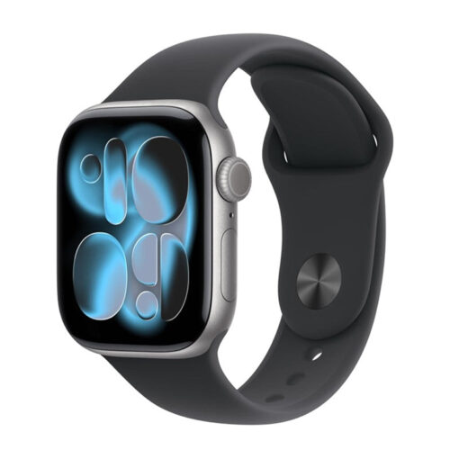 Apple Watch Series 11, 42mm, Space Grey Aluminium Case, Black Sport Band, (GPS)