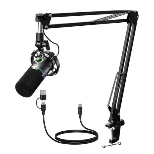 Maonocaster PD200XS USB/XLR Dynamic Microphone Set with Boom Arm