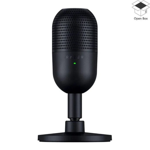 Razer Seiren V3 Mini Ultra-Compact USB Gaming & Streaming Microphone with Tap-to-Mute - Black (Open Box)