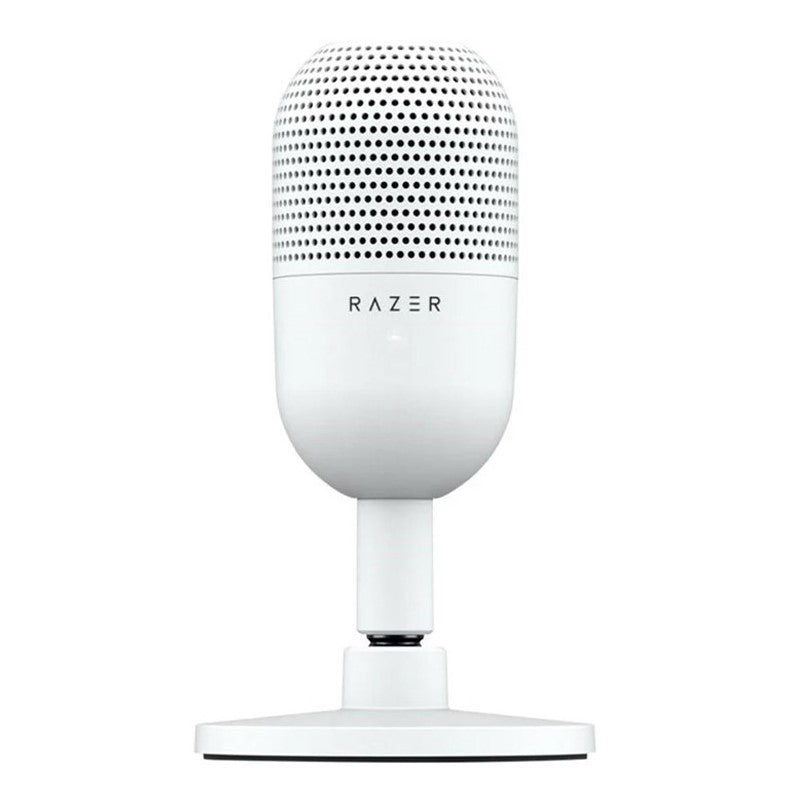 Razer Seiren V3 Mini Ultra-Compact USB Gaming & Streaming Microphone with Tap-to-Mute - White