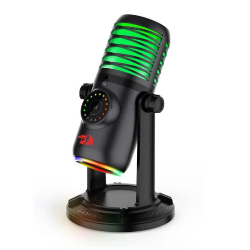 Redragon GM306 Stellaris Touch USB Wired RGB Gaming Microphone - Black